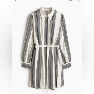 H&M Striped Black and White Dress size XXL